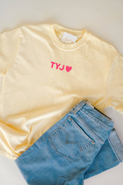 Thank You Jesus Tee - Butter | Women's Christian Tee 