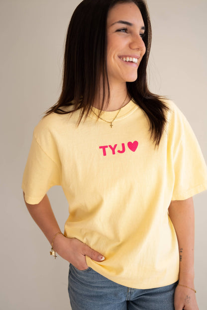 Thank You Jesus Tee - Butter | Women's Christian Tee 