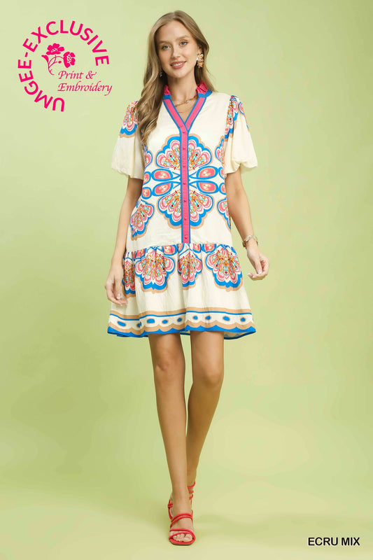 Boho Dress w/Pockets