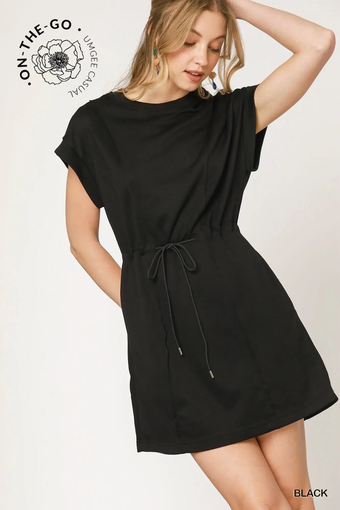 Luxeknit Athletic Dress- Black