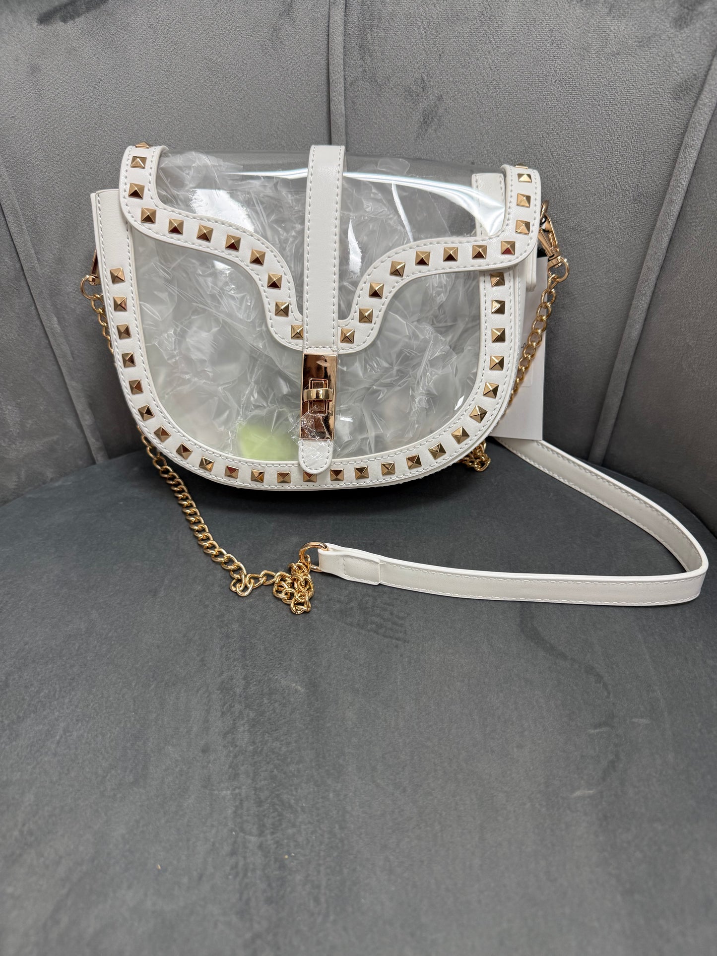 Clear Purse: White or Black