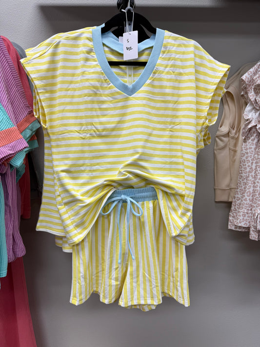 Yellow/White Strip Set