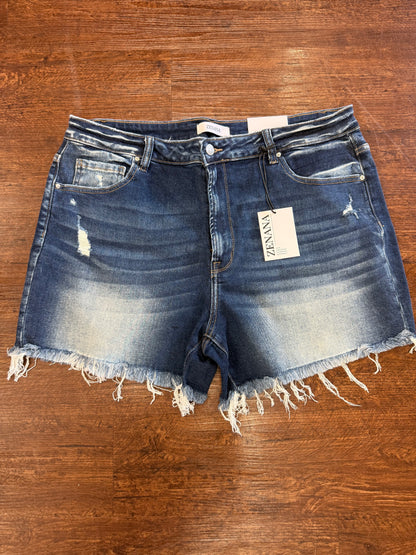 Plus Dark Zenana Shorts