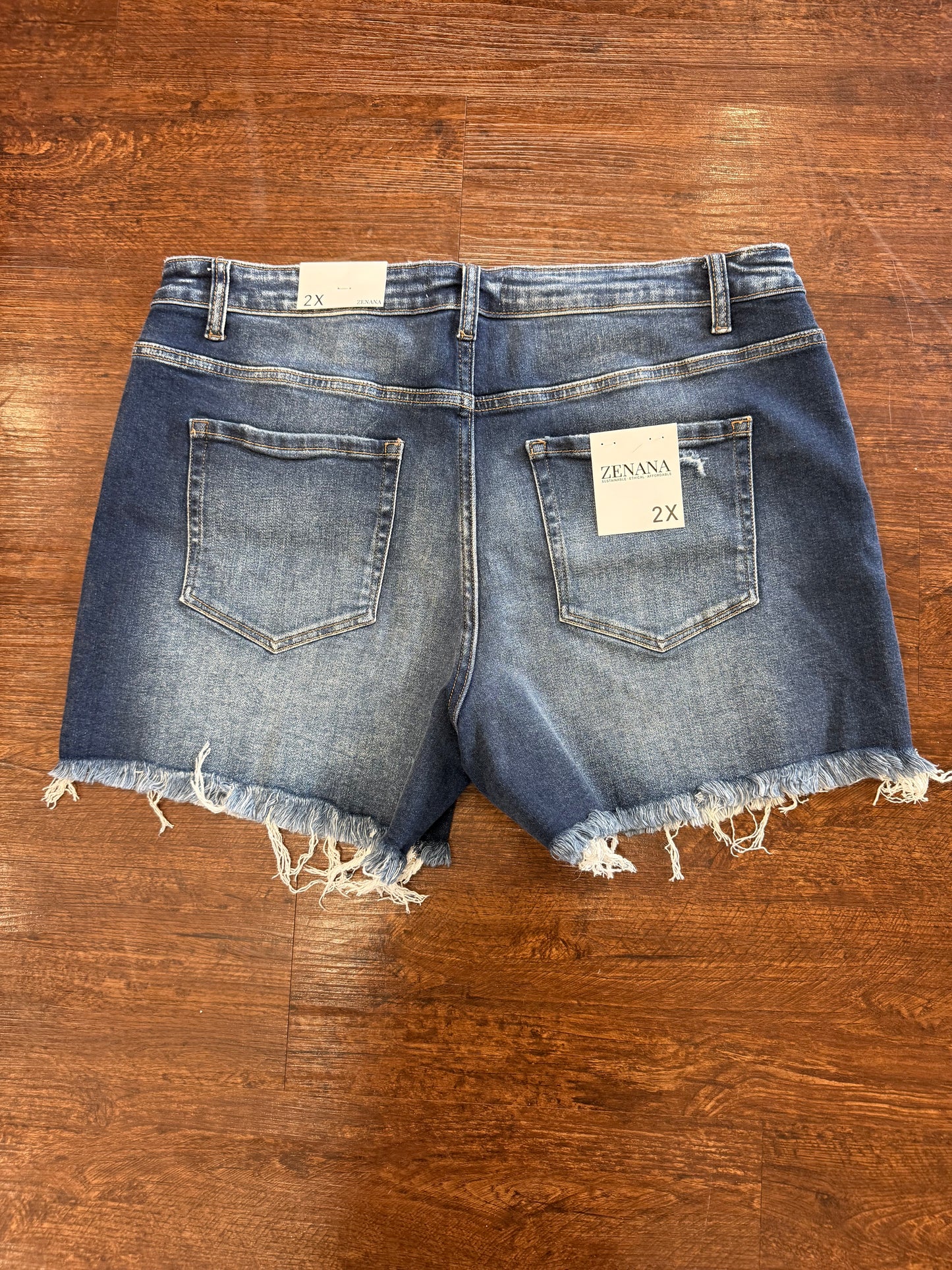 Plus Dark Zenana Shorts